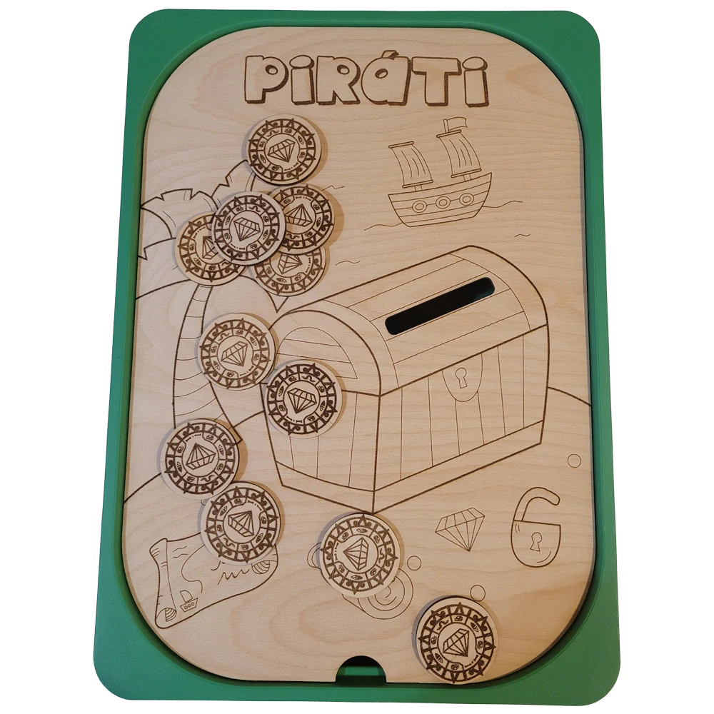 Deska do IKEA Trofast boxu – Piráti