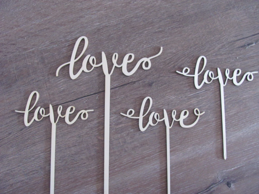 Dortový zápich LOVE