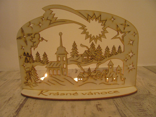 SVÍCEN vánoční - "vesnička"