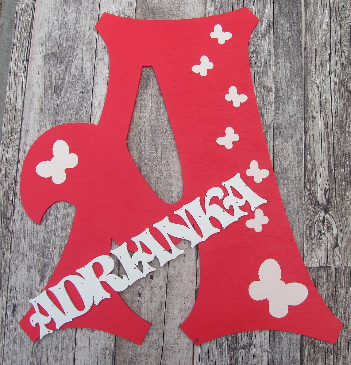 Malované písmeno 50 cm 