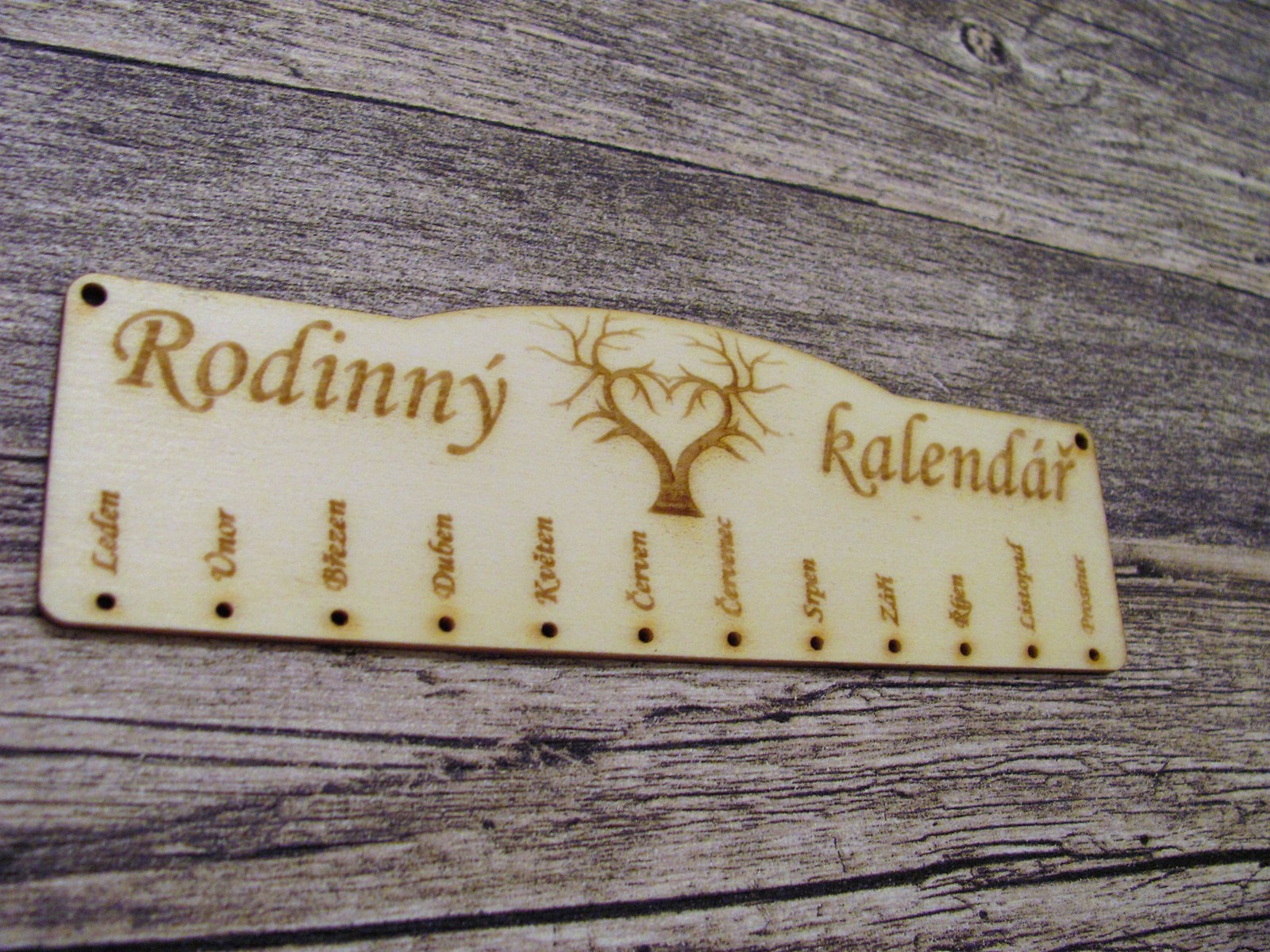 Rodinné kalendáře STROM 43x13 cm