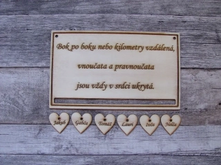 CEDULKA pro prarodiče - VZOR