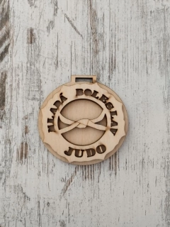 Vyřezávaná medaile 8cm VZOR dvojitá