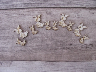 ZAJÍČCI přírodní 2-3cm (15ks)