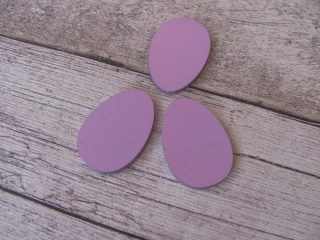VAJÍČKO dřevěné velikonoční 3,5cm - fialkové