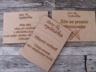 CEDULE gravírovaná na přání 20x30 cm
