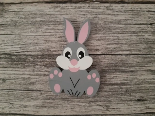 ZAJÍČEK dřevěná malovaný 10 cm